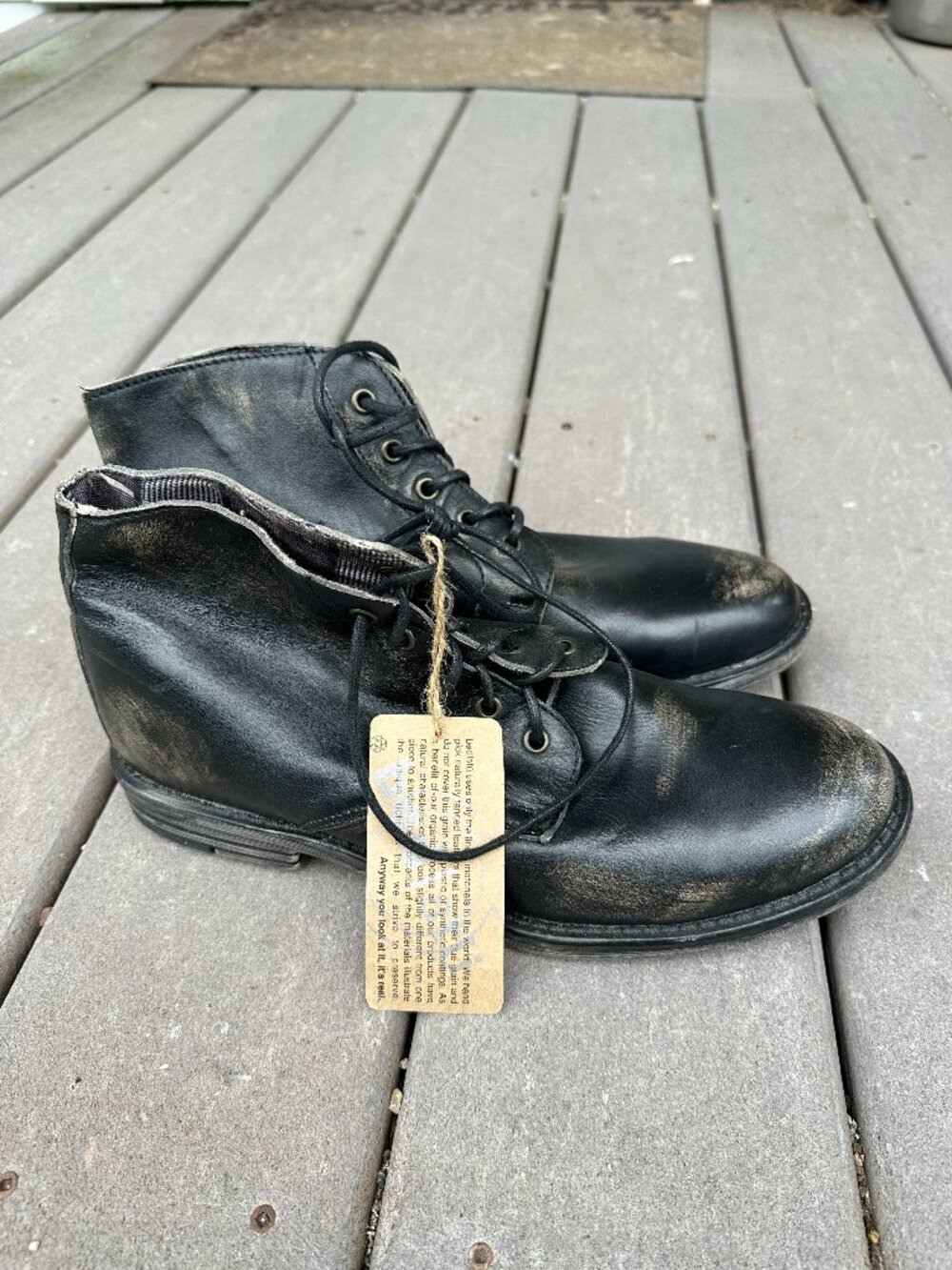 BED STU  mens hoover NOS size 9 Boots RARE